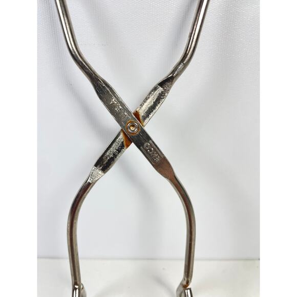 ECKO Kitchen Tongs Stainless Steel Cooking Grab Grasp Flip Utensil Vintage 8" - Picture 2 of 5